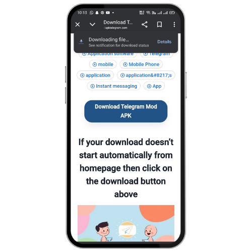 Telegram Mod APK 11 step 3 how to download telegram mod apk